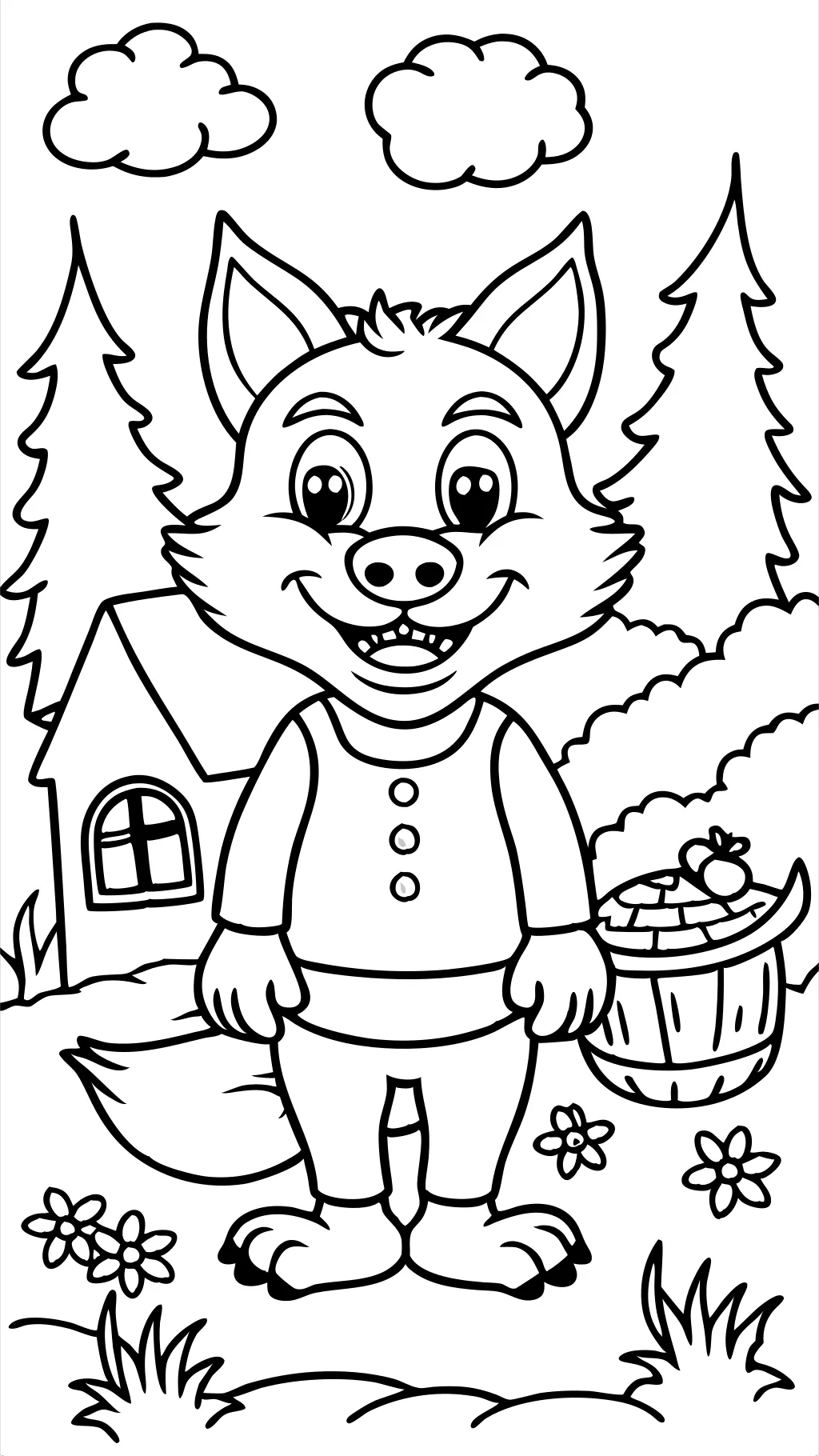 coloriages Big Bad Wolf